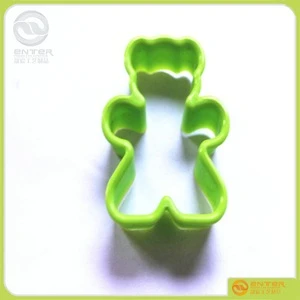 we provide best quality of unique durable food grade plastic cookie cutter ,Non Stick, non-toxic,no BPA, cake decorating tools