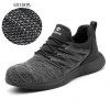 Wear-resistant safety shoes sneaker shoes with fashion fly knitting fabric and KPU