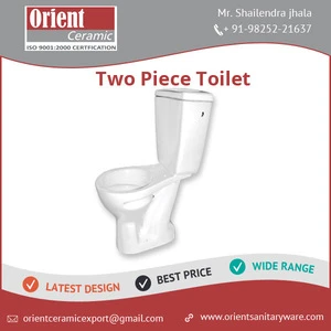 White Two Piece Bathroom Ceramic Sanitary Ware Toilet