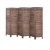 Import White washed Wood Louvered  wooden Room Divider Screen from China