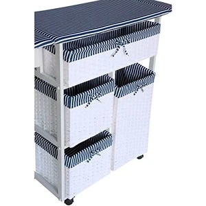 white wooden designs folding laundry cart ironing boards