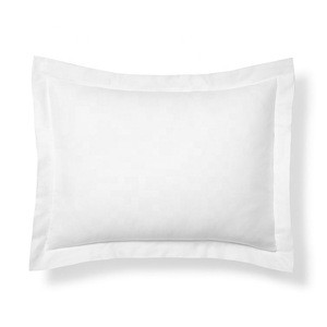 Wholesale 100% cotton White Hotel Standard Pillow Cases Made In China