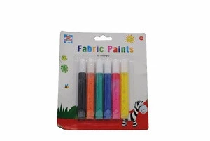 Wholesale 10Pcs 9g Fabric Paints for Children School Diy