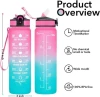 Wholesale 1L BPA free Plastic Outdoor Camping Travel Sports Drinking Water Bottle Portable Water Cups