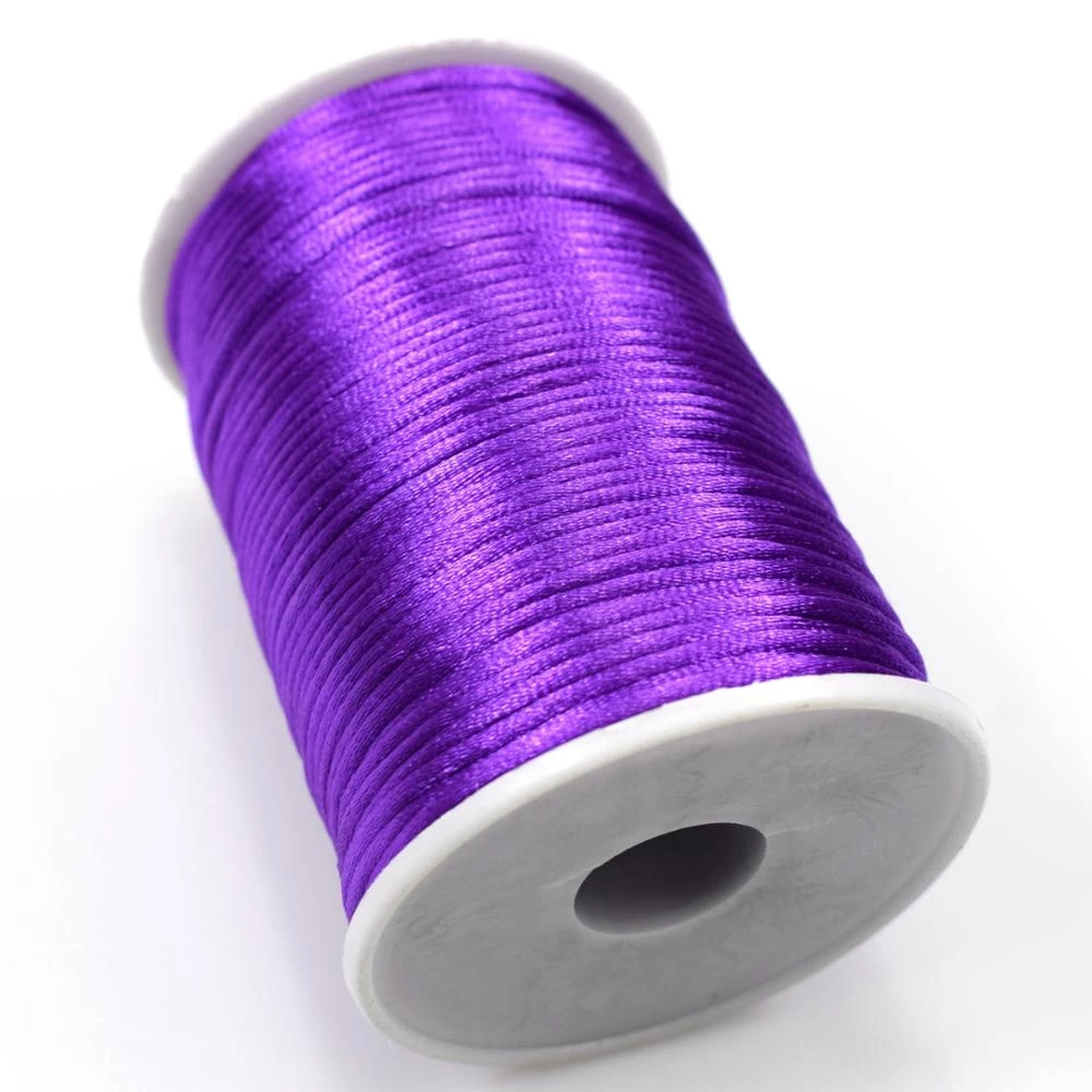 Wholesale 1mm Jewelry Making Cord Korean Silk Cords Waxed Rope