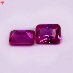 Wholesale 3# precious gemstone 1.5*3mm-6*8mm baguette shape corundum stone for jewelry making