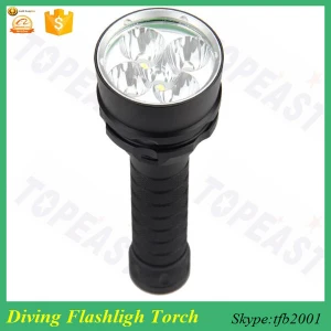 Wholesale 3800LM Aluminum Diving Flashlight Torch