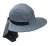 Import wholesale adults unisex hunting bucket hat fishing man hats with neck flap waterproof outdoor hiking hats for men women from China