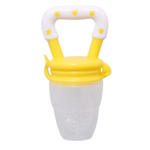 Wholesale Bpa free Silicone Teething Toy Baby Fresh Fruit Feeder for baby
