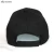 Import wholesale cheap 100% polyester acrylic plain black sandwich structured baseball cap from China