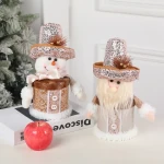 Wholesale Christmas Decorations Peace Box Doll Snowman Ornaments and Apple Gift Box for Christmas Eve Cross-Border