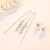 Import Wholesale Crystal and Pearl Jewelry Long Length Tassels Earrings 2019 New Women Fashion Earring from China