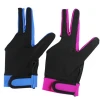 Wholesale custom 3 finger pool billiard gloves