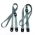 Import Wholesale Custom Colorful Polyester Braided Neck Strap Lanyard With Plastic Adjustment Buckle from China