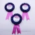 Import wholesale custom logo printed  horse show award rosette badge award ribbon from China