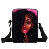 Wholesale Custom Messenger Bags Women Art African American Black Girl Printing Small Shoulder Bag Children Cross body Bag