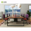 Wholesale Hot Sale High Quality Standard Sizes Modern 6 Person Office Workstation Furniture Desk