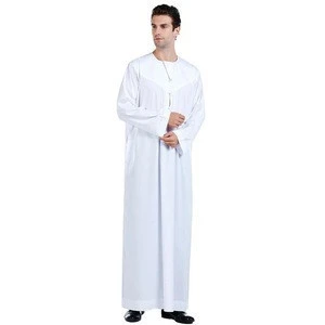 Wholesale Islamic clothing Saudi arabic Daffah thobe for Muslim mens