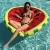 Import Wholesale large inflatable watermelon float, funny pool float plastic fruit life raft for adult from China