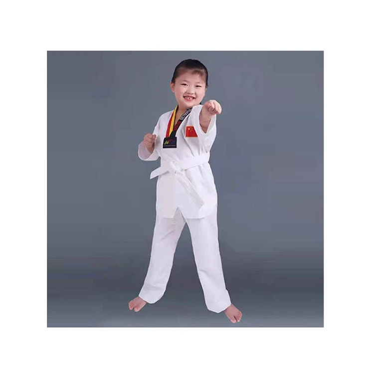 Wholesale Martial Arts Kimono V-Neck Taekwondo Costume