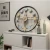 Import Wholesale Metal Roman Numeral Home Decor Goods Wall Clocks from China