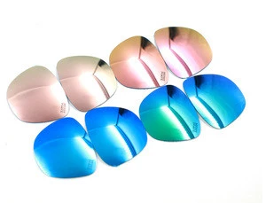 Wholesale Mirrored Clear Multi Color Polarized Sunglasses Lenses Customized Size UV400 Protection