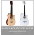 Import Wholesale musical instrument HEBIKUO Y-38C guitar 38 inch basswood plastic acoustic guitar from China