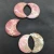 Import Wholesale natural rhodonite moon carved crystal craft for decoration from China
