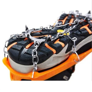 Wholesale outdoor anti-slip spike grip boots crampons ice grip climbing protection crampons