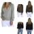 Import Wholesale Personalized New Design Solid Color V-collar Hoodie For Women from China