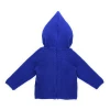 Wholesale Plain Blue Baby Boy Hoodies Sweater