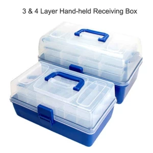 Wholesale plastic fly fishing tackle box lure box in fishing tackle