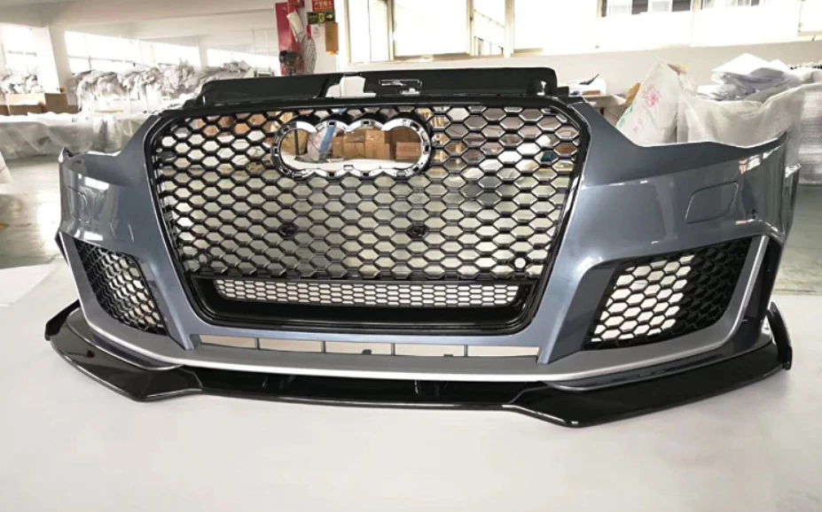 Wholesale Price Front Bumper With Grill For-Audi A3 8V Facelift RS3 Type Bumper Body Kits