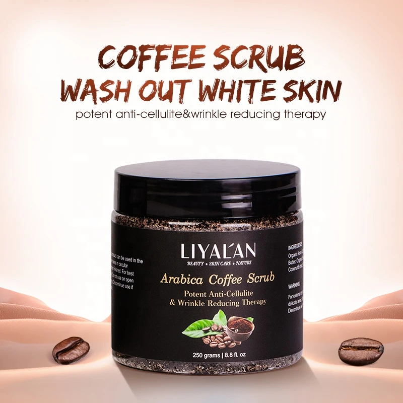 Wholesale Private label Natural Organic Arabica Coffee Body Scrub