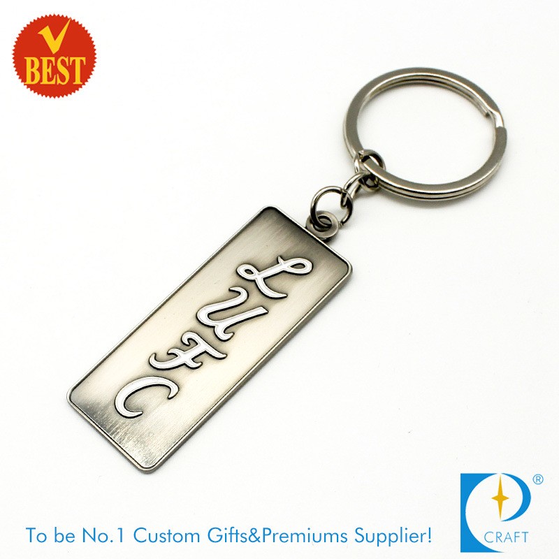 Wholesale Promotion Original Style 3 D Pressure Stamping Metal Key Ring From China
