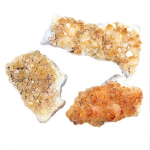 Wholesale Raw Quartz Crystal Rough Stone Yellow  Citrine Cluster