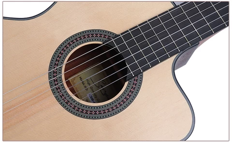 Wholesale Smiger Low Price Nylon String Cutaway Matt Finish 39 Inch Classical Guitar