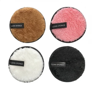 Wholesale Soft Makeup Remover Pad Sponge Cosmetic Puff Washable Facial Cleaning Cosmetic Tools