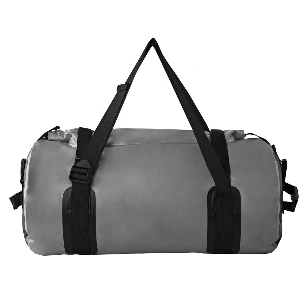Wholesale sports type pvc foldable cylinder 30l duffel travel bag