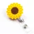 Import Wholesale Sunflower felt nurse accessories retractable ID Badge Holder Reel/name card holder nice gift for nurse/doctor from China