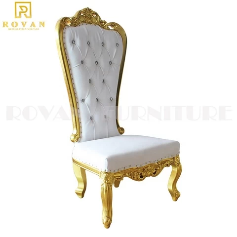Wholesale  throne chairs luxury wedding king queen  high back throne chair for wedding used