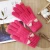 Wholesale Touch Screen Female Winter Knitting Wool Five Fingers Thick Warm Sweet Cartoon Glove