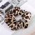 Import Wholesale Women Hair Accessories Fabric Leopard Animal Print Velvet Elastic Hair Band Hair Ties Scrunchies from China