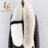 Wholesale Women scarves for winter natural silver fox fur scarf warm collar new fashion fur shawl