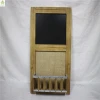 WholesaleNewest Wall Mounted Fabric Cork board with special frame and basket
