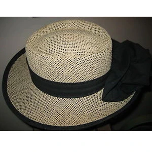 Wide Brim Cap Casual Summer Sunscreen Retro Women Straw Hat