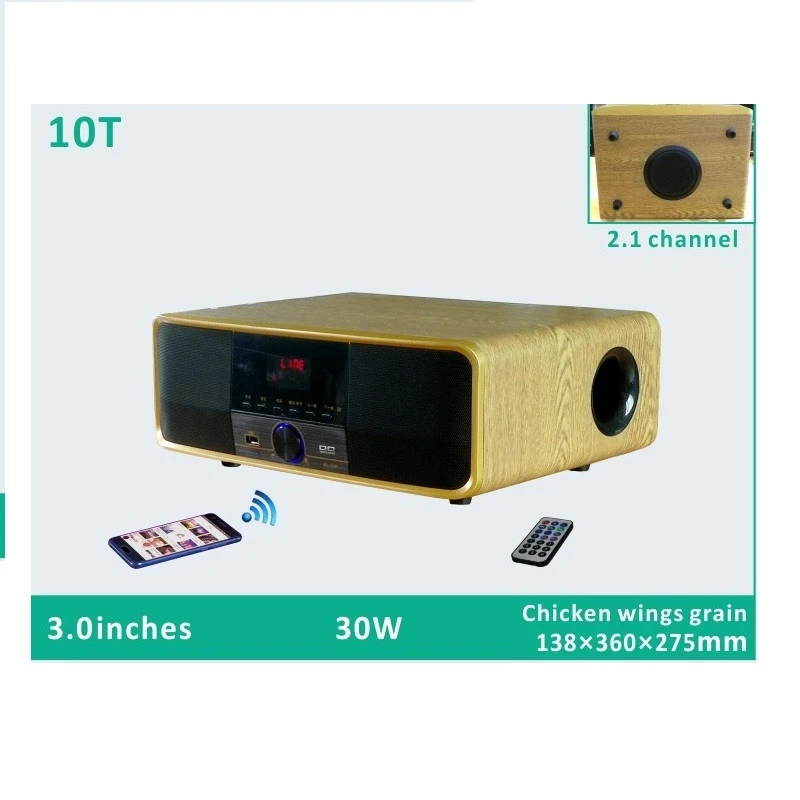 Wifi Bluetooth Wireless Active Speaker Home Karaoke Hi Fi System F16