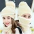 Import Winter knitted Beanies Hats Women Thick Warm Beanie Skullies Hat Female knit Letter Bonnet Beanie hat Outdoor  Sets R0821-1 from China