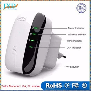 Wireless Wifi Repeater 802.11N/B/G Network Router 300Mbps Range Expander Signal Antennas Booster Extend with US/EU/AU/UK plug