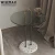 Import WISEMAX FURNITURE New design modern luxury glass small side table stainless steel marble base transparent coffee table from China